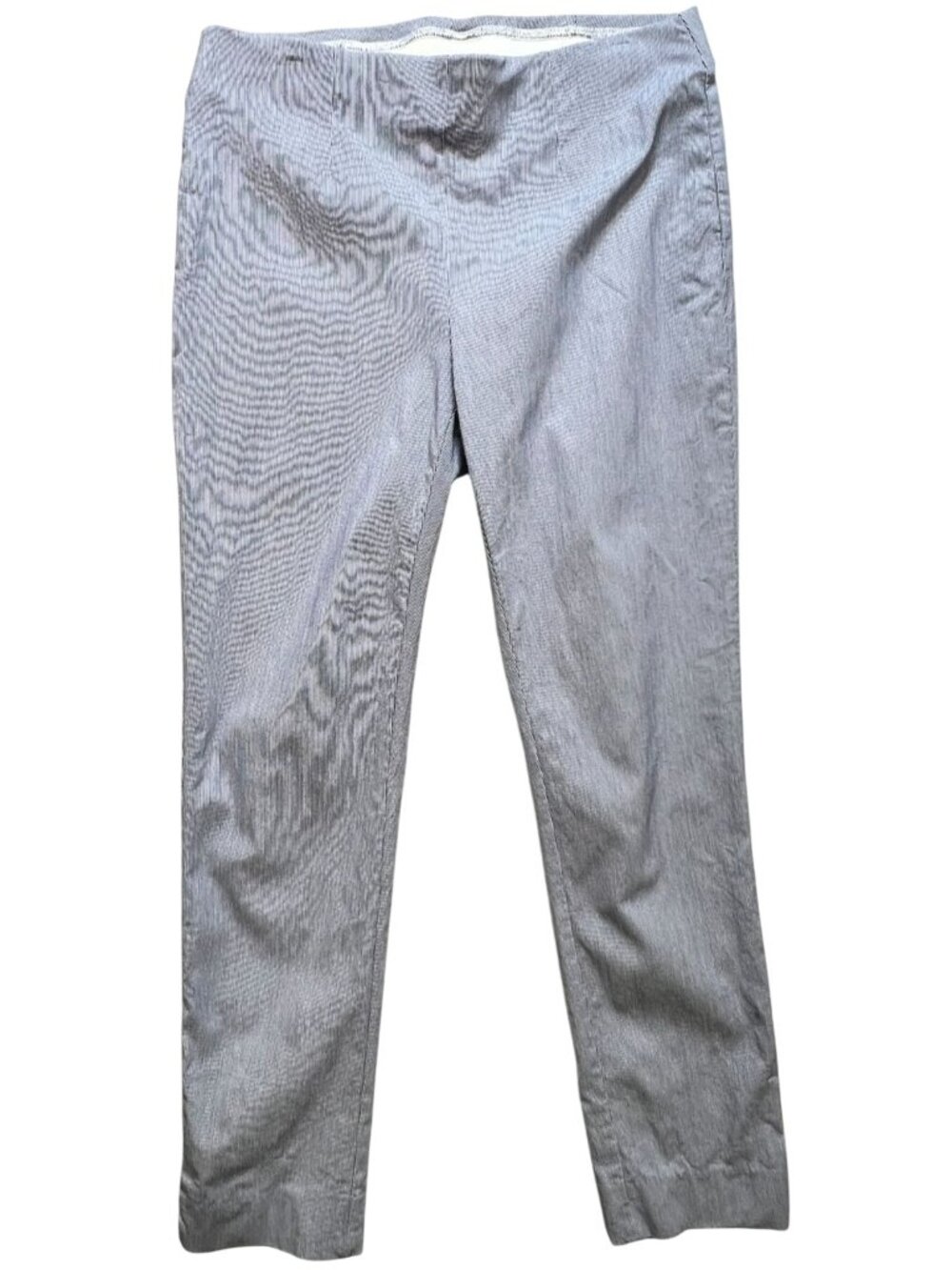 So Slimming By Chico's Women's Slim Ankle Pants Size 0 US S Blue White Pinstripe